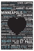 Image of Minneapolis | St. Paul Heart Poster