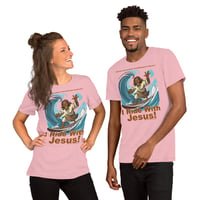 Image 7 of I Ride With Jesus Surfing Unisex t-shirt