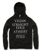 Image of VXA pullover hoodie black