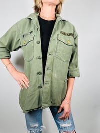 Image 2 of VINTAGE ARMY SHIRT JACKET VAN HALEN