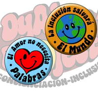  Pack 2 Chapas inclusivas 58mm