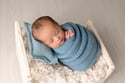 Cornflower Blue Newborn Bonnet & Wrap Photography Prop Set