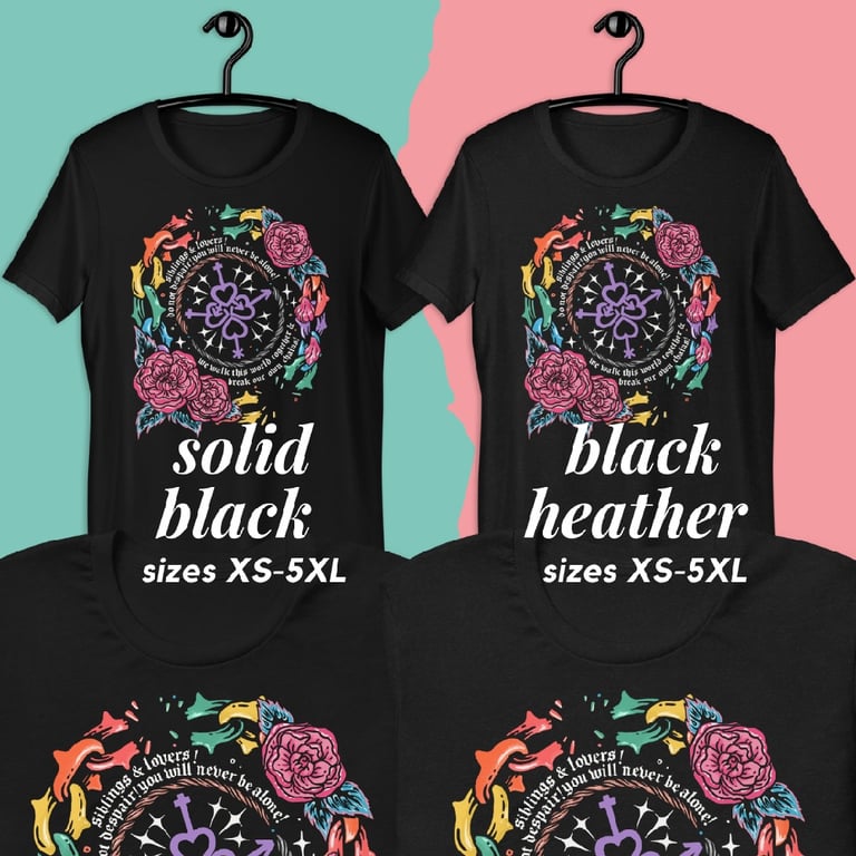 Queer Siblings & Lovers Printed Tee Image 2