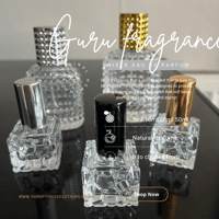 Image 3 of Scent no2 SILVER crystal cut bottles 