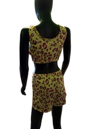 Image 2 of Yellow Leopard Print Pajamas