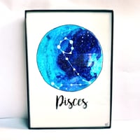 Pisces Zodiac Print