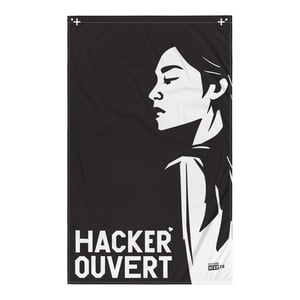 Image of 🏴‍☠️ Drapeau HACKER OUVERT