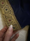 antique ottoman velvet embroidered crop jacket