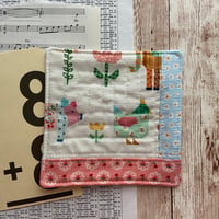 Image 3 of “Patchwork Farm” Scrappy Quilted Coaster