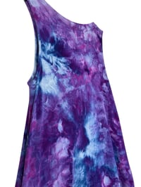 Image 10 of XS Jersey Knit Pocket Tank Dress in Purple Haze Ice Dye