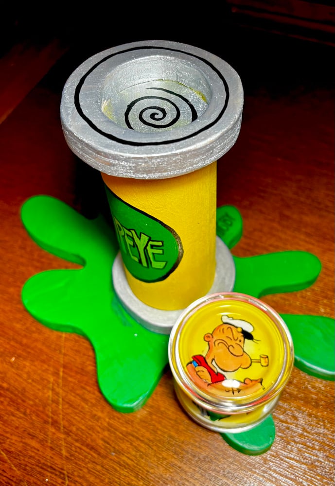 Image of Popeye Duncan Freehand One with Spinach Can Display