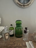 Grand pot d'apothicaire, en verre soufflé, vintage, 