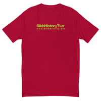 Image 3 of SikhHistory.wtf A Fitted Short Sleeve T-shirt