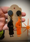 Vintage Witch Earrings 