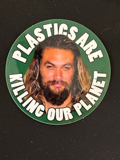 Image of “Plastics Are Killing Our Planet” Sticker