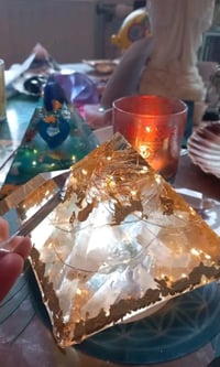 Image 5 of 💥 Géométrie Sacrée: Pyramide énergétique Unique au Nbre D'OR CRISTAL de Vogel 