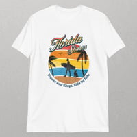 Image 2 of "Florida Shores - Waves and Wags" Unisex T-Shirt for Adults