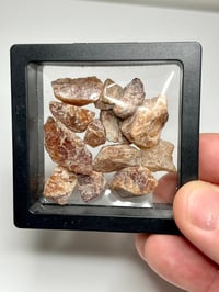 Image 4 of Hessonite Garnet Raw Gemstones | Madagascar #3074