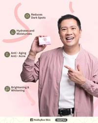 Image 5 of Hubby Bee - GLUSH BRIGHTENING FACE&BODY SOAP - 135g