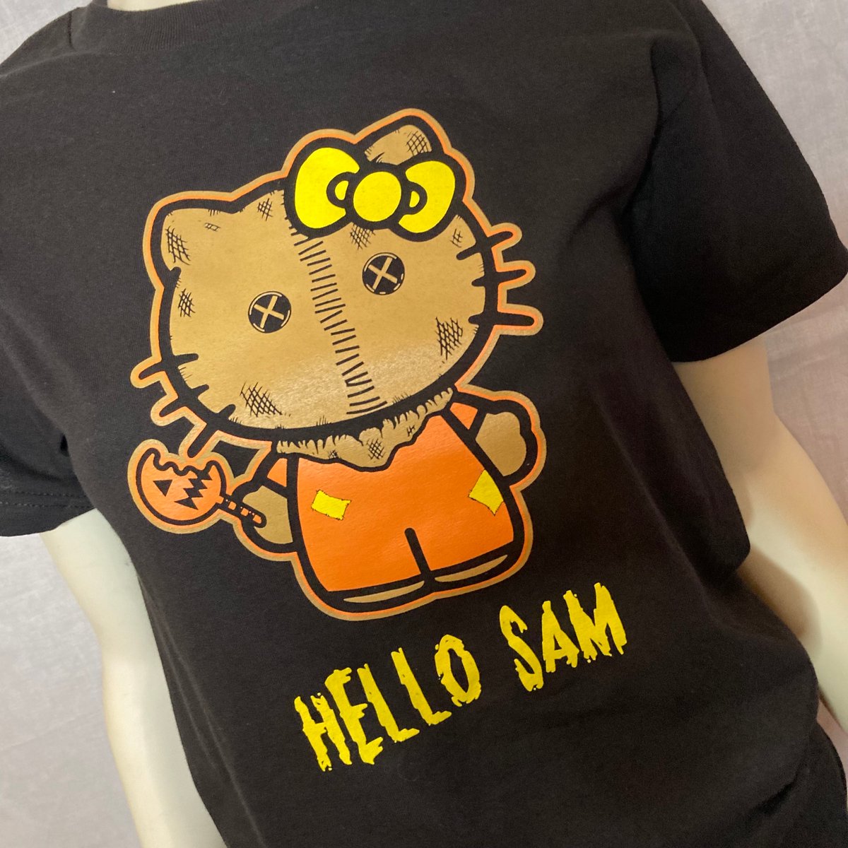 Unisex “Hello Sam” Black Tee | East Coast Pyratz Apparel