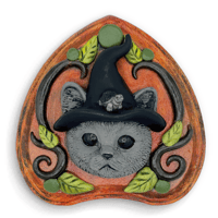 Medium Sculpture: Rusty Cat Witch