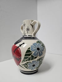 Image 2 of Vase 8 - Heart & Swords