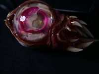 Image 18 of Little Magenta Monster Toothy pendant, OOAK,