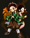 Tanjiro and Nezuko Charm