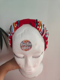 Image 6 of RED AZTEC SET- BAG AND HEADBAND