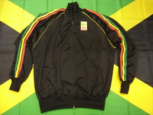 Image of Veste Survêtement Rasta Noire Zippé
