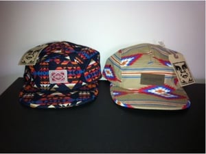 Image of Obey Tribal 5 Panel Strap Back Hat