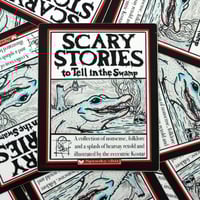 Scary stories to tell in the swamp 3” matte sticker 