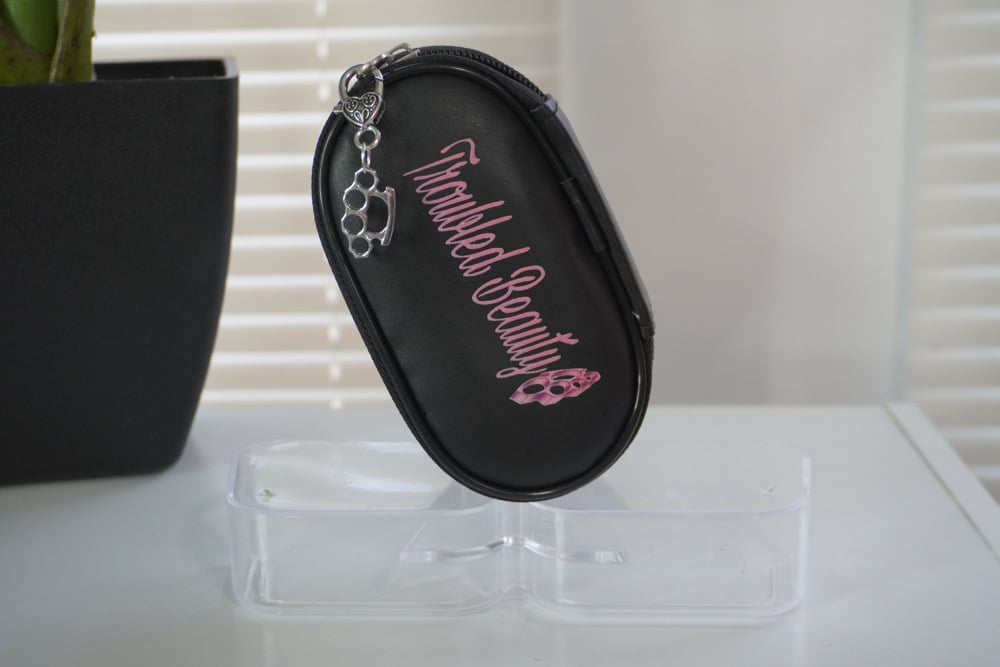 Image of Troubled Mini Makeup Brush Bag