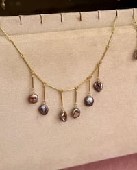 Purpe keshi necklace 