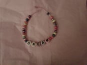 Image of letter bead bracelet 2