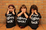 Image of Kids' Rights Rock! T-shirt - Adult