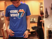 Image of Linsanity Limited Edition "KOBE WHO? Fitted Tee $24