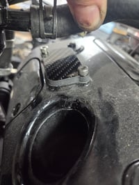 Image 3 of Honda Shadow Carbon Fiber AIS Block Off Plates 