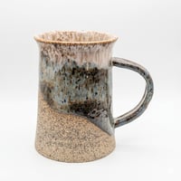 Tall Speckled Grey Blue Mug 