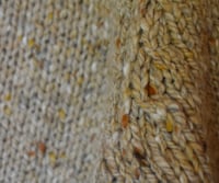 Image 12 of Roll Neck Donegal Fleck Sweater - Made in Ireland