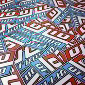 Image of Sticker, Red/Blue (small)