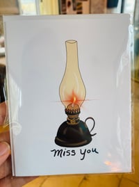 "Miss You" greeting card