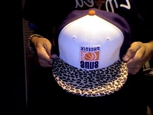 Image of Custom leopard Pheonix Suns Snapback