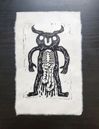 Spilled Guts Block Print 