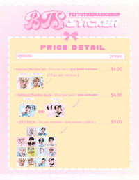 Image 2 of 40% OFF BTS STICKERS 2X2 