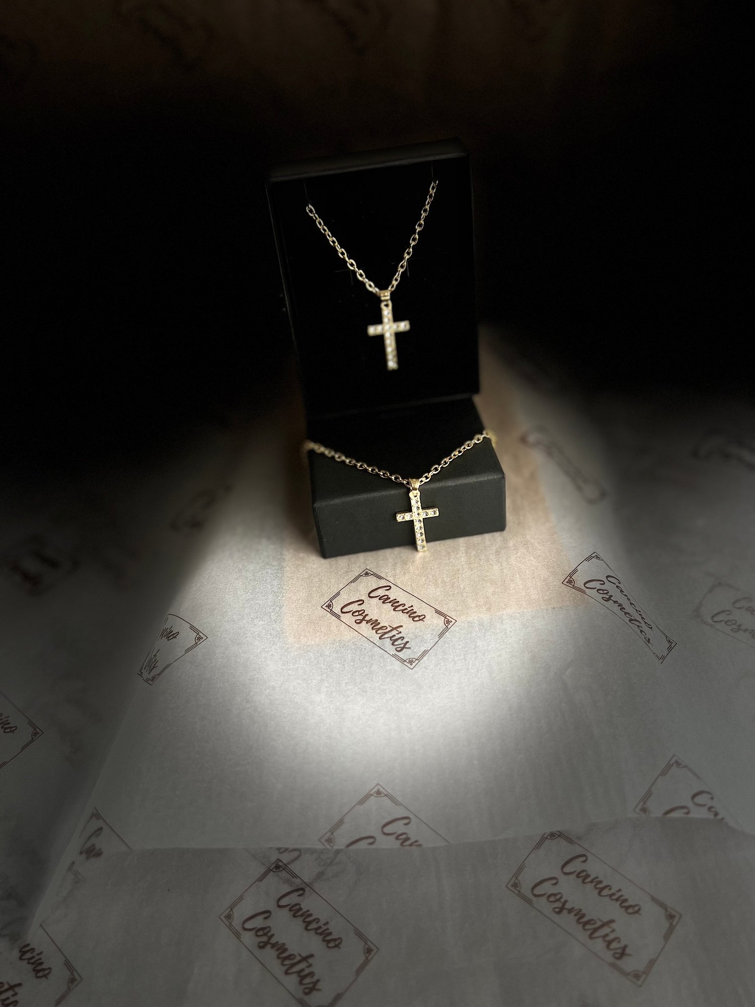 Image of GOLD CROSS NECKLACE