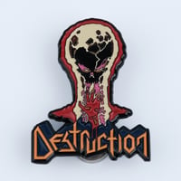 Image 1 of Destruction - Infernal Overkill Metal Pin