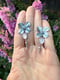 Image of Dogwood Flower Dangle Earrings