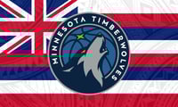 Minnesota Timberwolves Hawaiian Flag