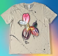 Image 1 of “GOOD DOGGY” CUSTOM PAINTED T-SHIRT 2XL